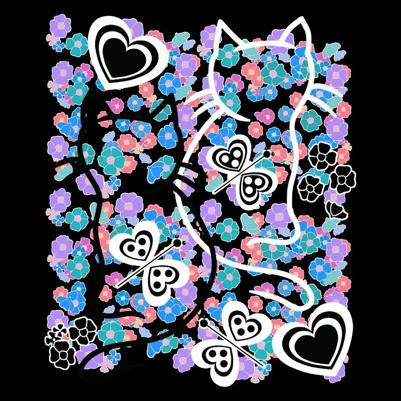 Chat rétro des années 60