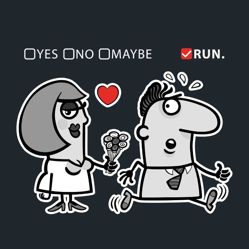 Liebe oder Flucht – Unkonventioneller Humor (Dark Version)