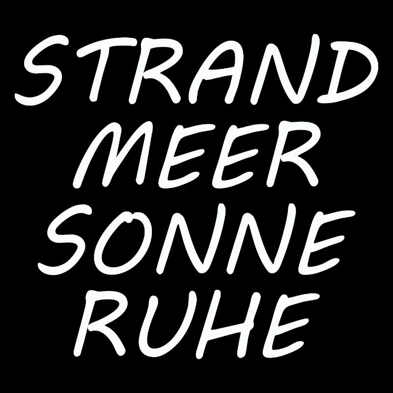 STRAND MEER SONNE RUHE