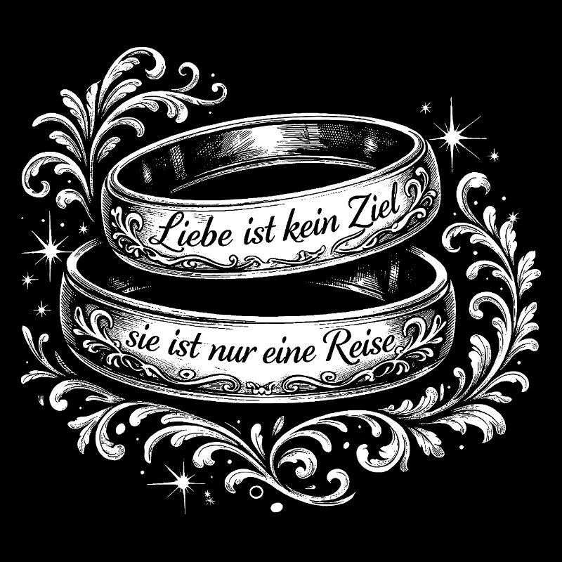 Two rings with floral embellishments