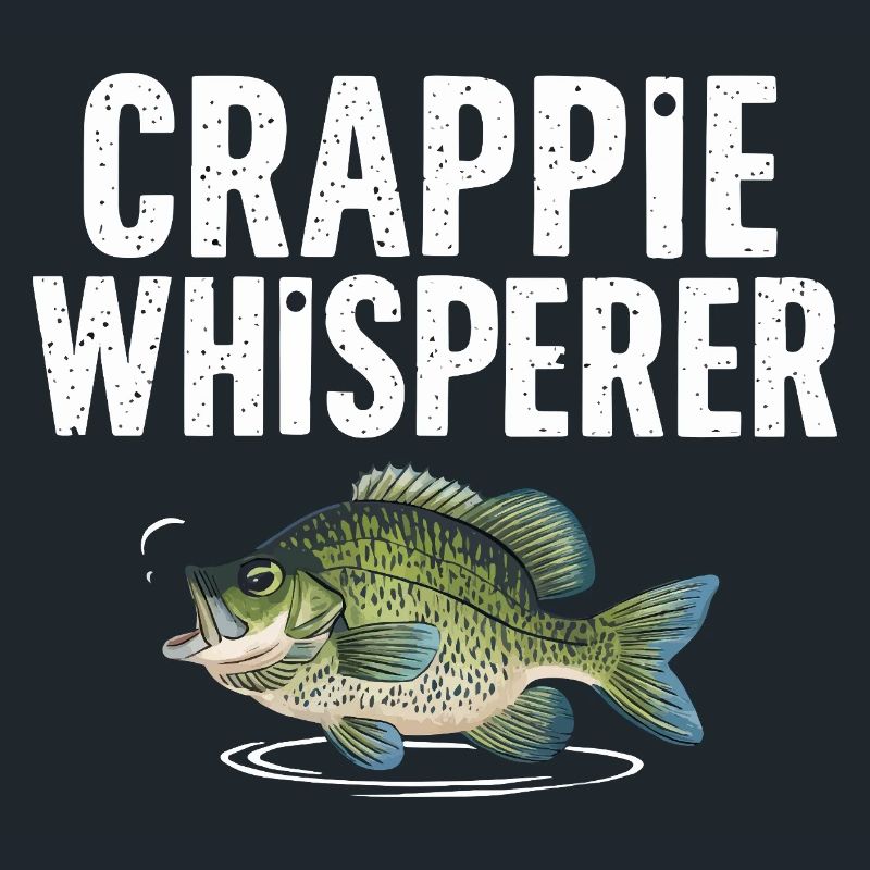 Motif du poisson chuchoteur de crappies