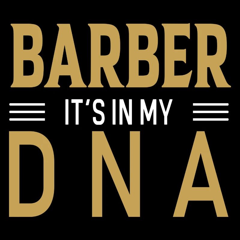 Barber DNA Design im Retro-Stil