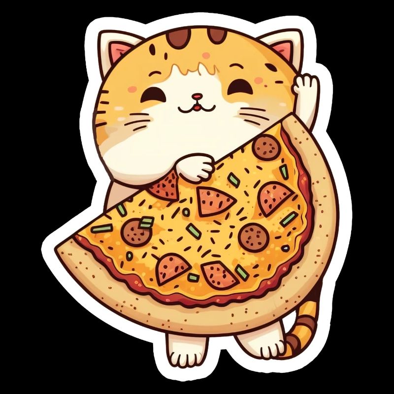 Autocollant mignon chaton chat chat mignon