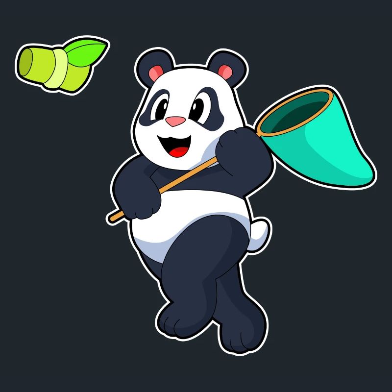 Panda Landing Net Bamboo