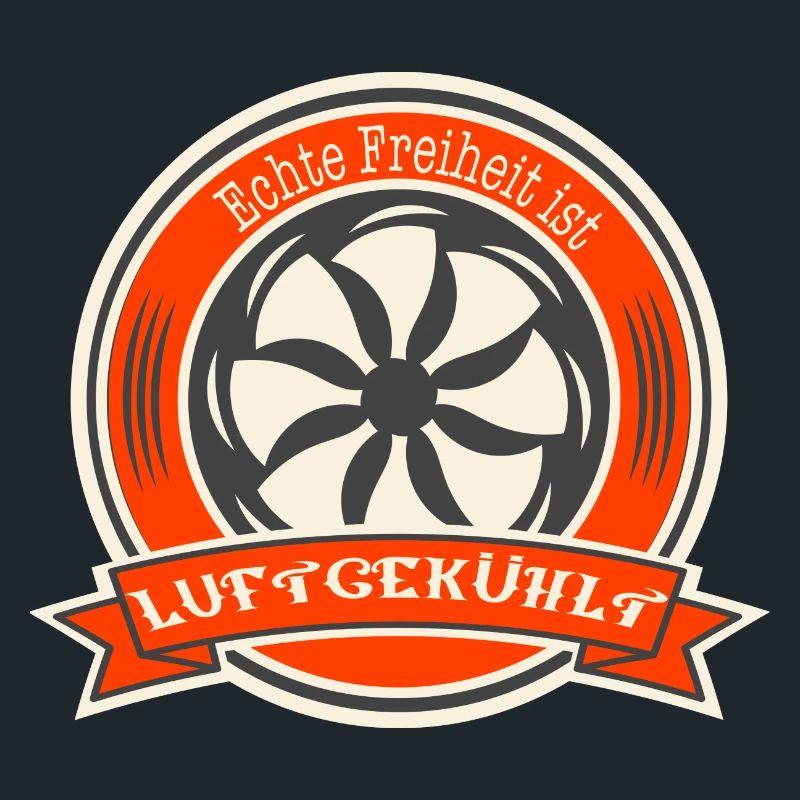 Oldtimer Luftgekühlter Boxermotor Spruch Freiheit