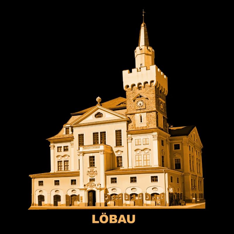 Löbau Rathaus Oberlausitz Görlitz Sachsen