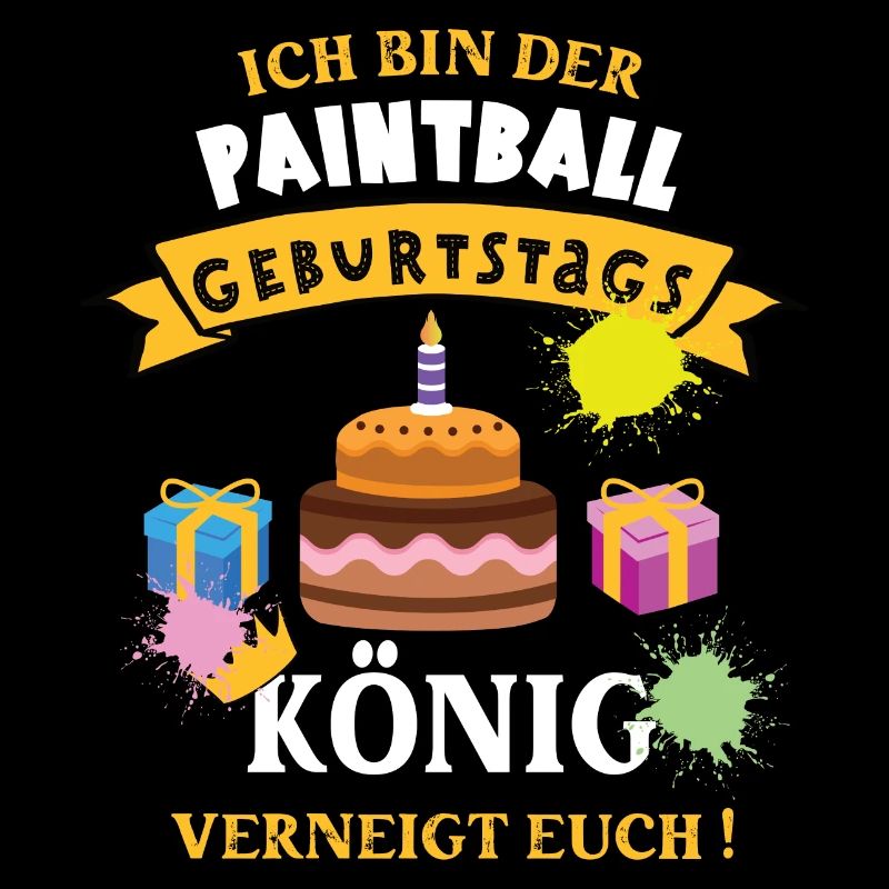 Paintball Spieler Geburtstag Trainer Geb