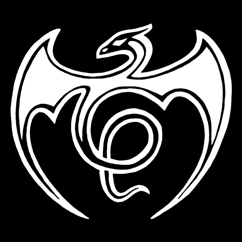 Dragon blanc volant