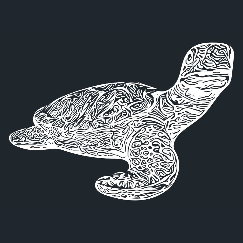 Elegant vintage turtle