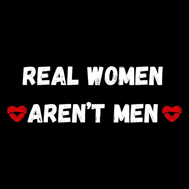 Real Women Aren't Men ,vintage sample text