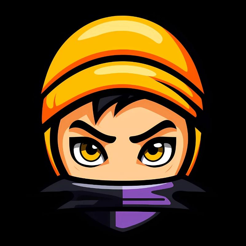 Ninja mignon d’Halloween