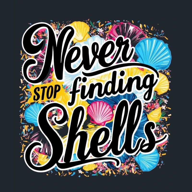Never Stop Finding Shells Design