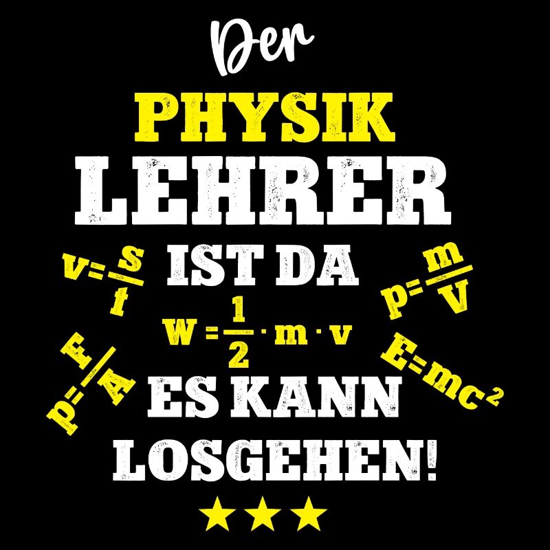 Physik Lehrer Physiklehrer Physiker Physic Teacher