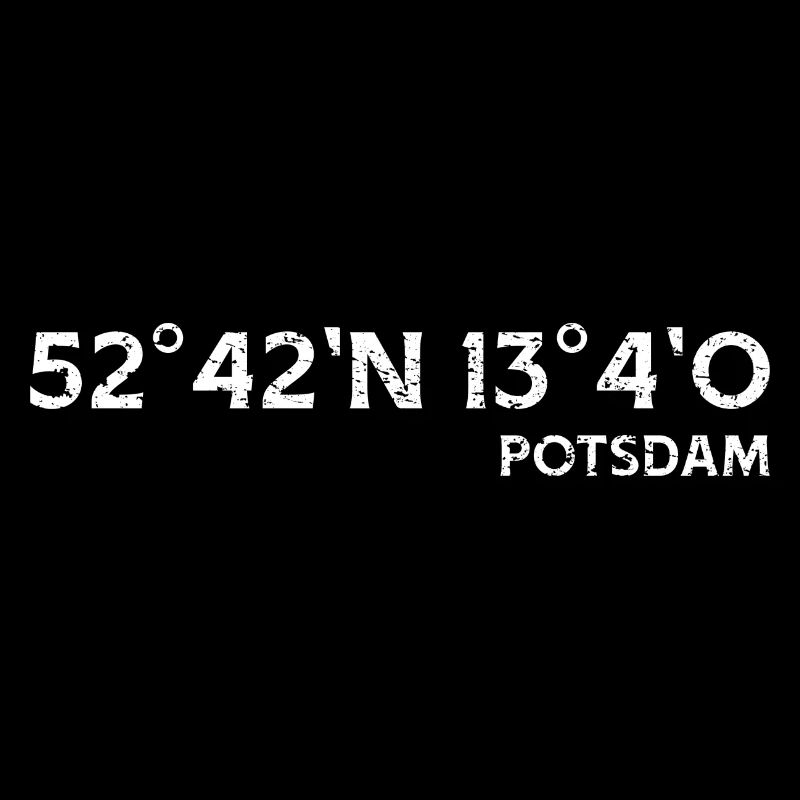 Potsdam Coordinates Souvenir Gift