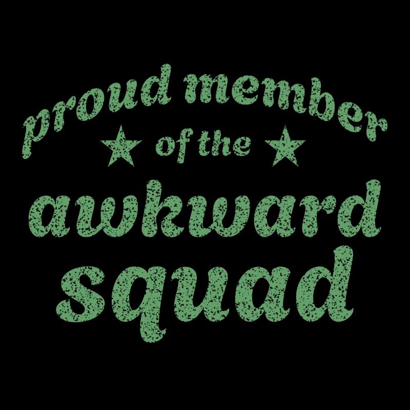 Fier membre de l’équipe maladroite en vert