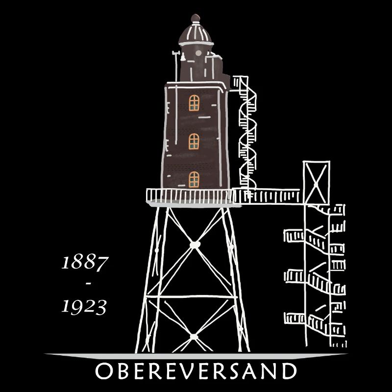 Dorum Neufeld Lighthouse, Obereversand, North Sea
