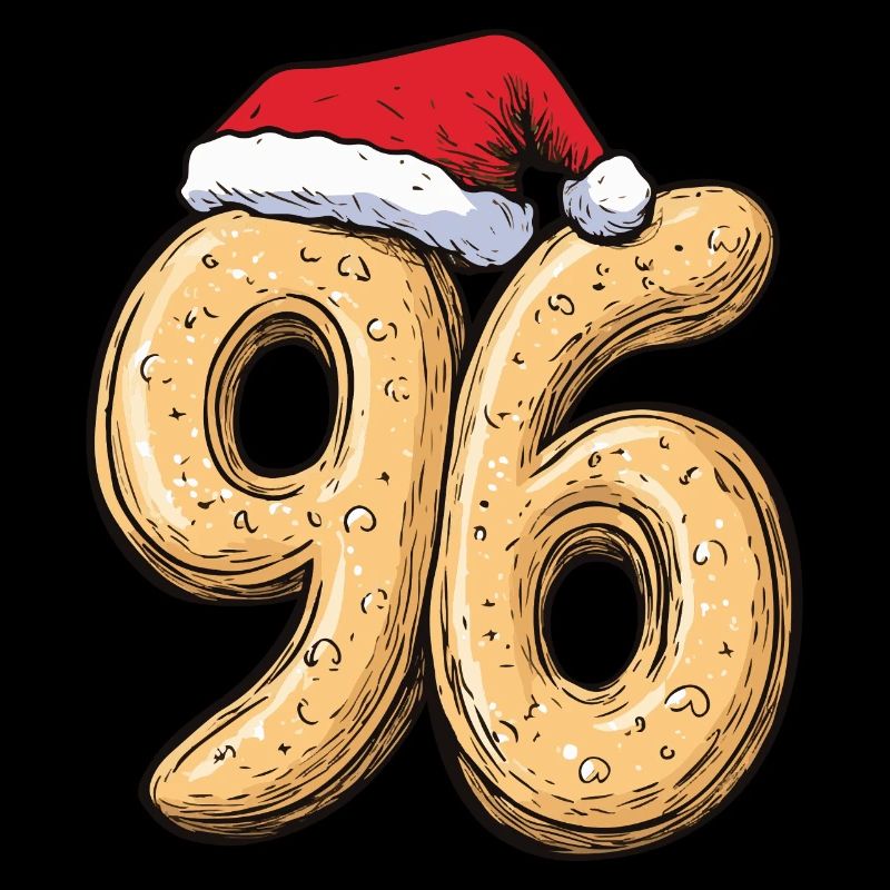 Biscuit de Noël à 96 chiffres