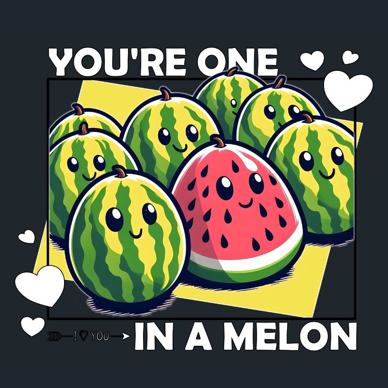 SIE SIND EINER IN EINER MELONE