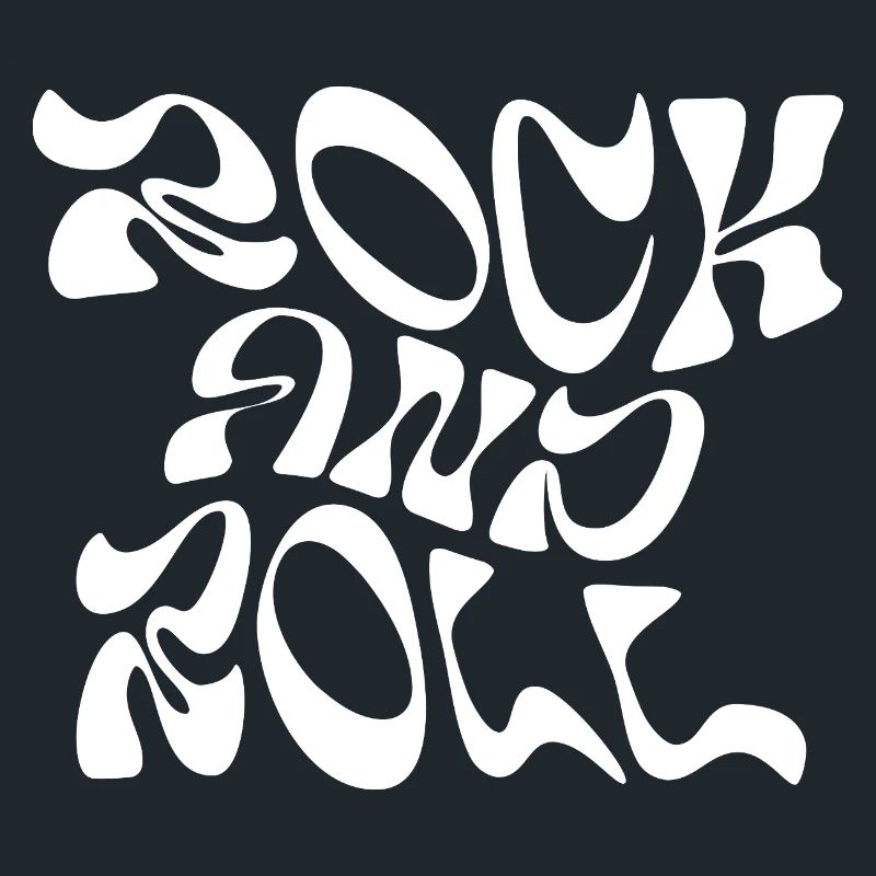 Rock and Roll Typography Design