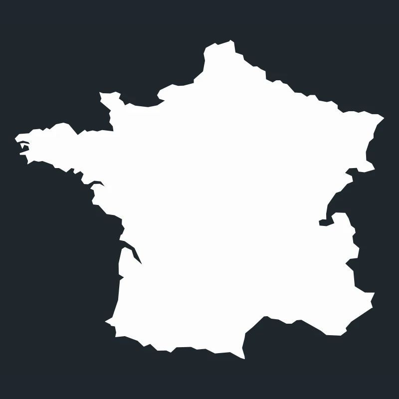 French Map Silhouette