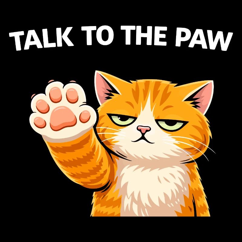 Parler au chat patte