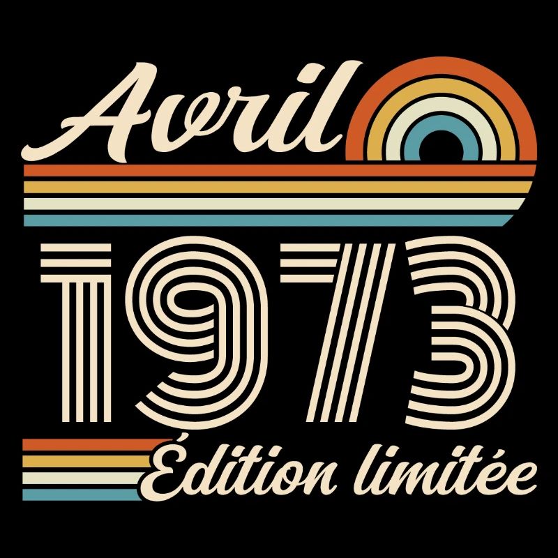  Avril 1973 anniversaire rétro 1973 April 1973