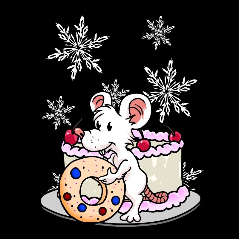 Noël Souris de Noël Snacking Cadeau de Noël