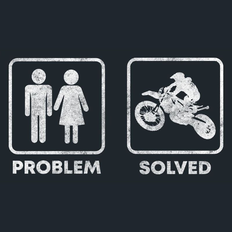 Problem? Funny black humor I don't care