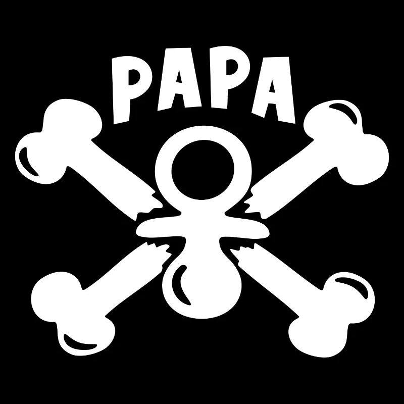 Papa Geburt Pirat Geschenk