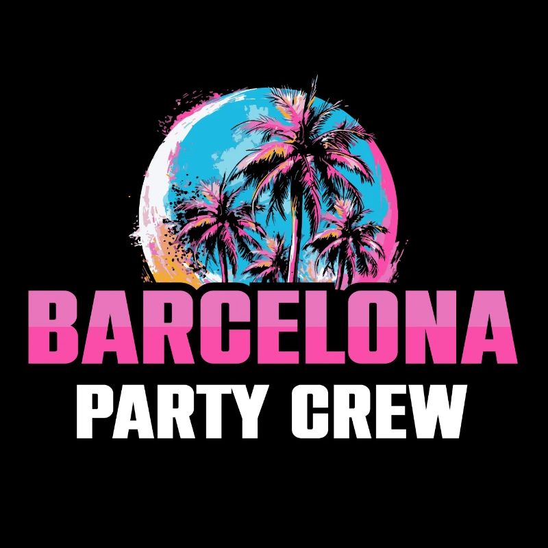 Barcelone Party Crew Vacances Dire