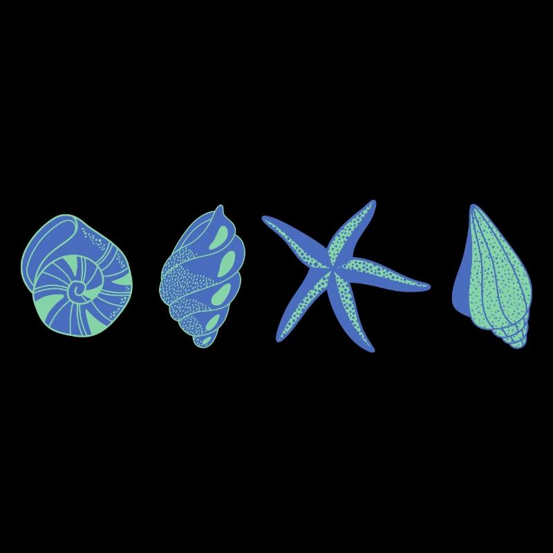 Blue Shells - Sea Animal