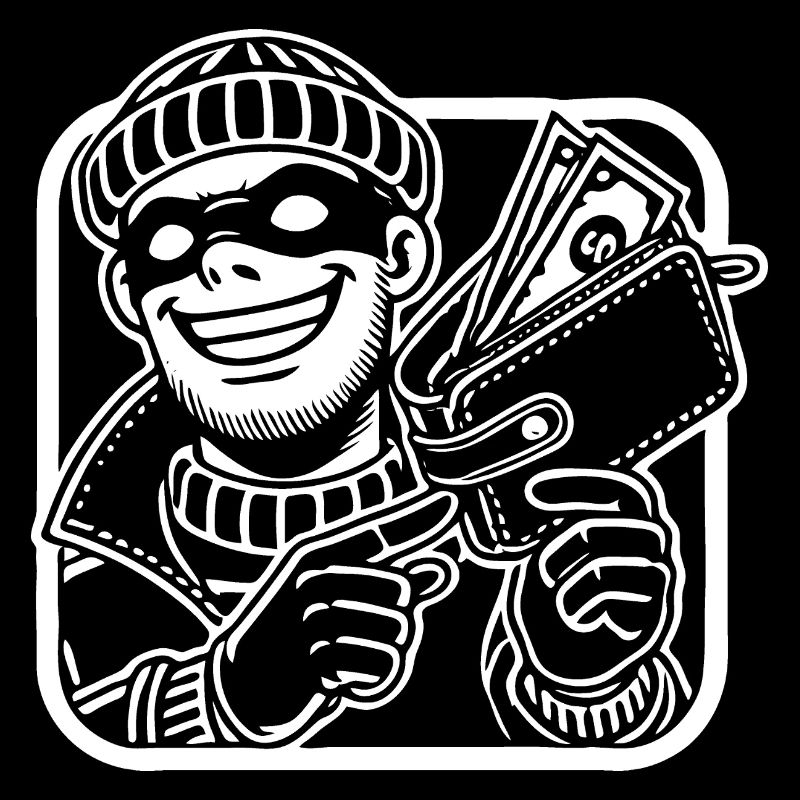 Méfiez-vous des pickpockets – Funny Thieves Design