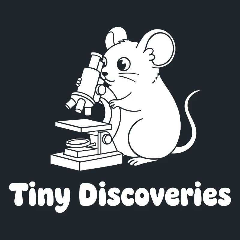 Petites découvertes : Souris devant le microscope