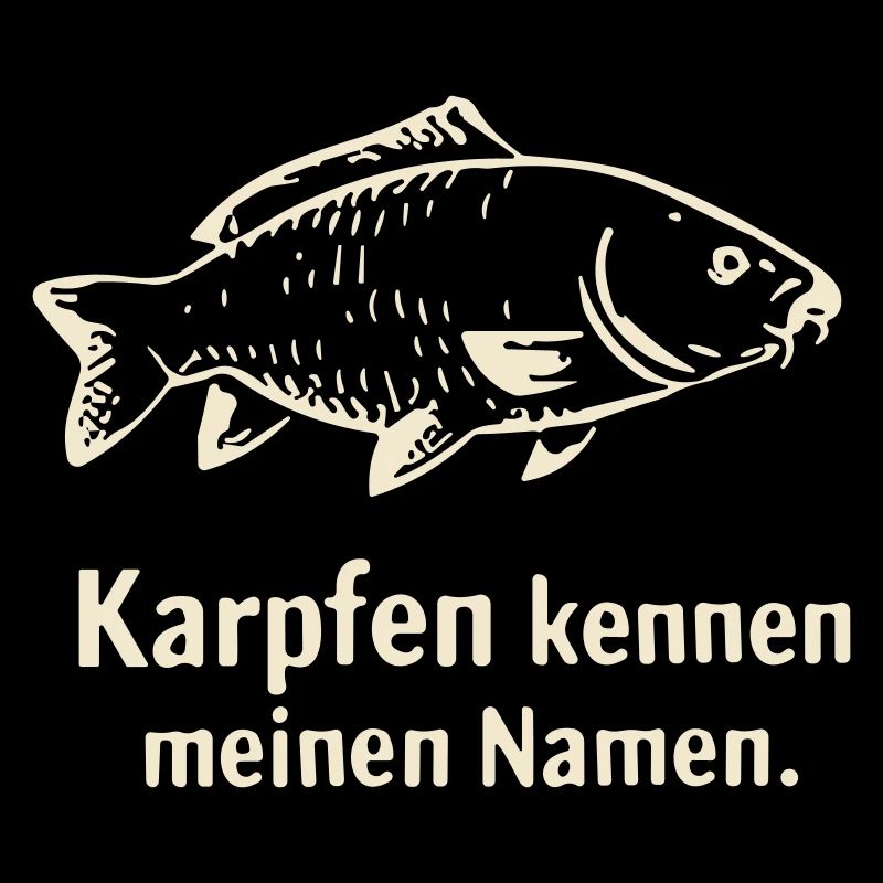 Karpfen Namens-Statement Design