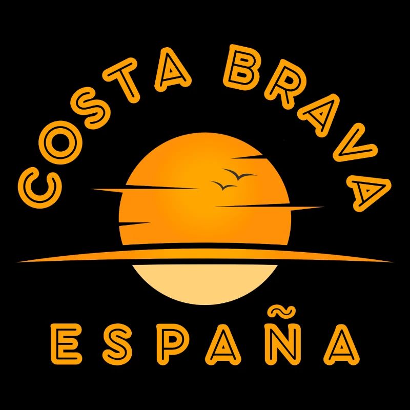 Logo du coucher du soleil Costa Brava España