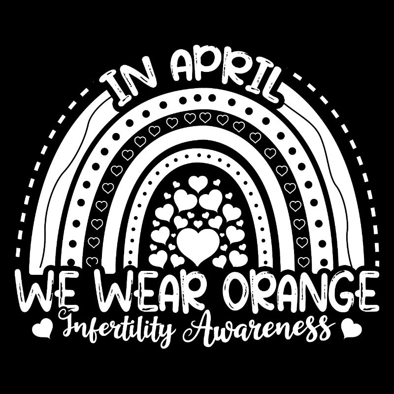 Im April tragen wir Orange-Unfruchtbarkeitsbewusstsein