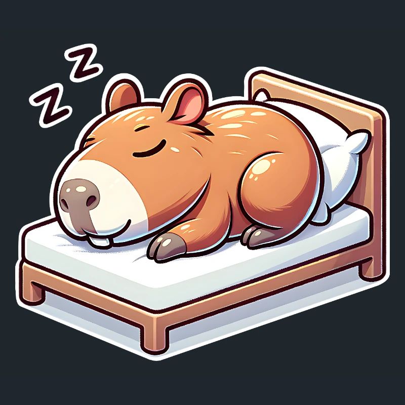Sleeping Capybara