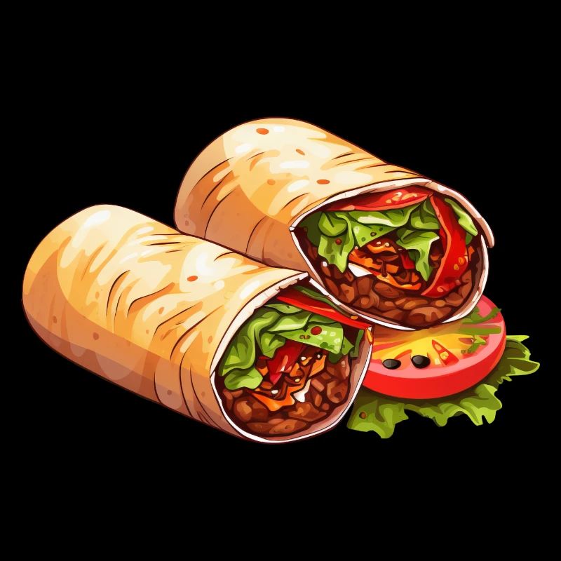Délicatesse savoureuse : Döner Dürüm Wrap