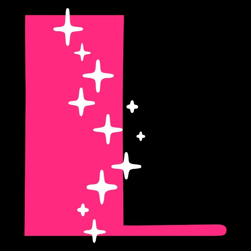 Lettre L Paillettes