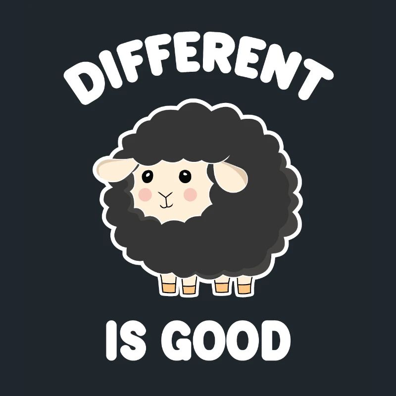 Different is Good Black Sheep