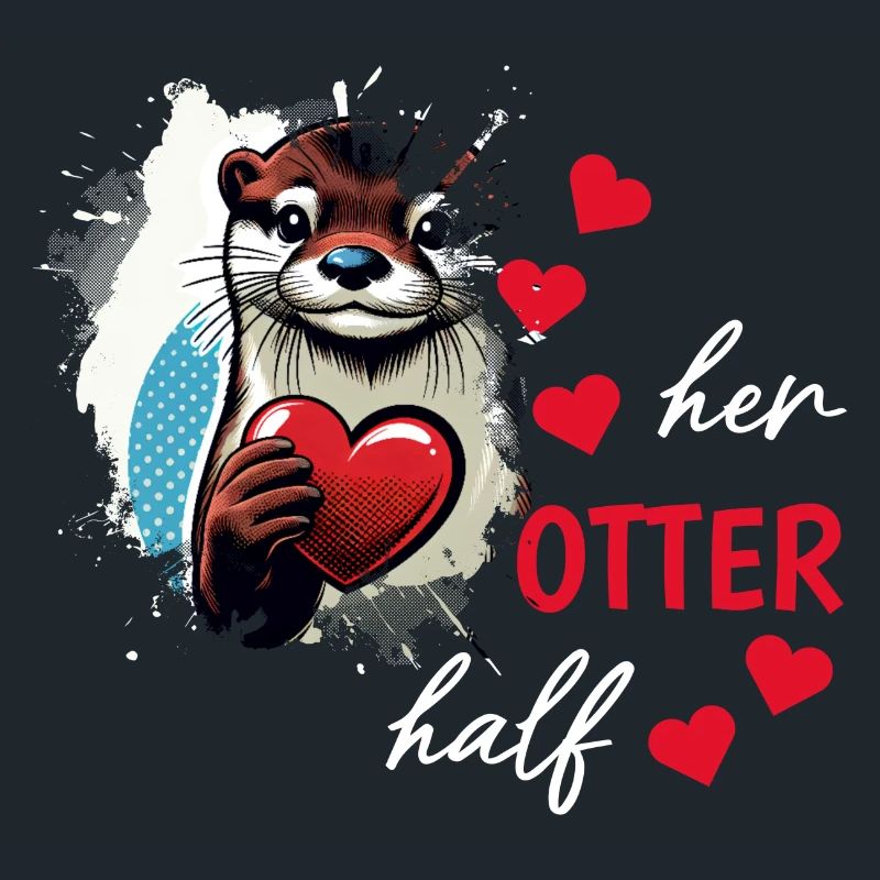 Otter half liebe geschenk