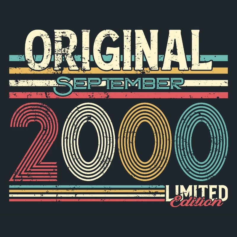Design rétro original de septembre 2000, 25 ans