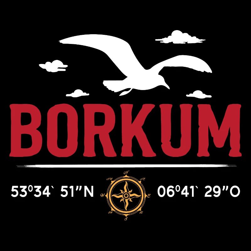 Vacances Mer du Nord ÎLE BORKUM Borkumer Drôle