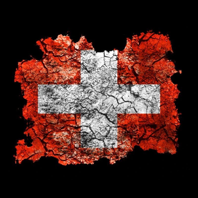 Drapeau de la Suisse Vintage