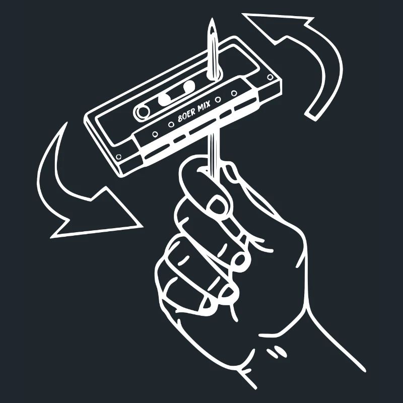 80s Audiocasette Retro