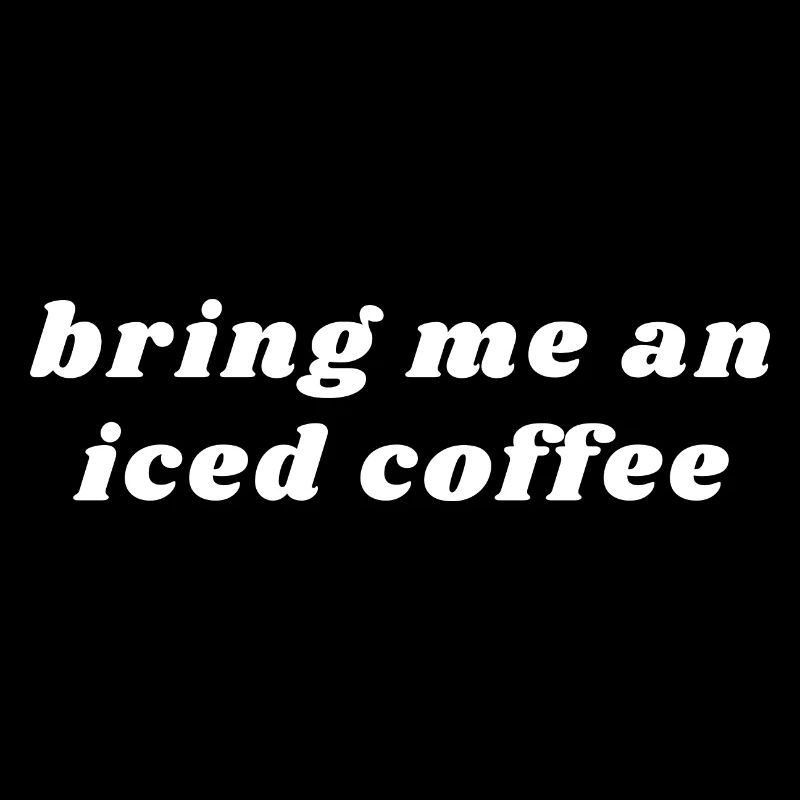 Apportez-moi un café glacé - Caféine