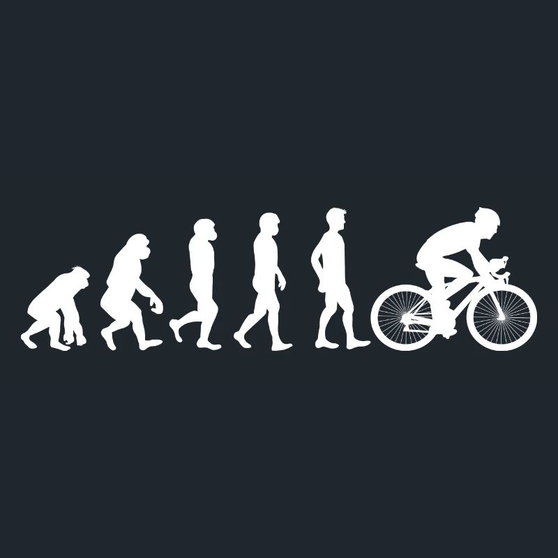Fahrrad Evolution weiß