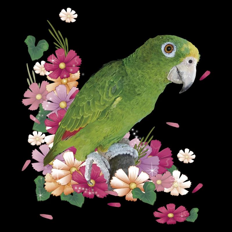 Le perroquet royal amazonien