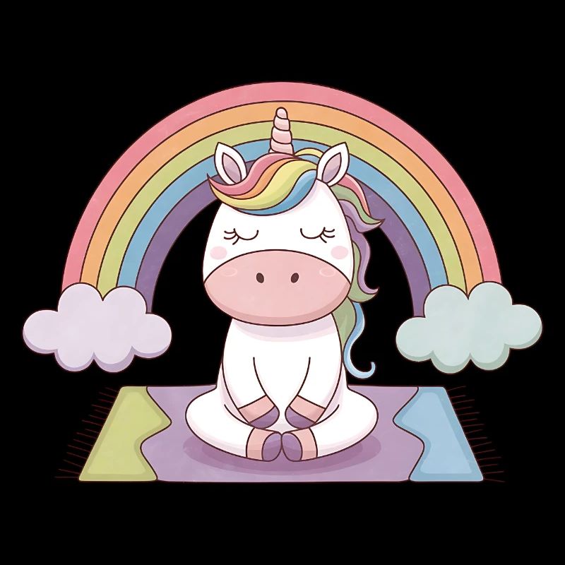 licorne de yoga