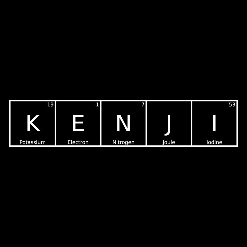Kenji Name First Name Chemistry Periodic Table Elements
